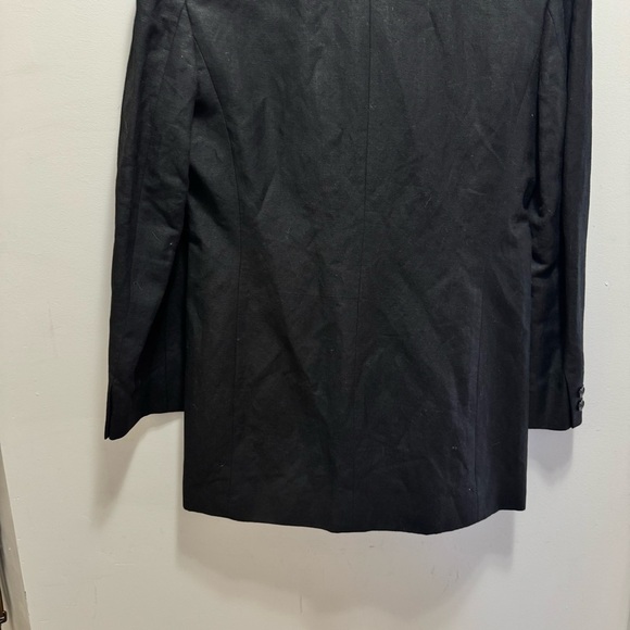 Eddie Bauer AKA Black Linen Blend Blazer Jacket Size 6 - Picture 8 of 12